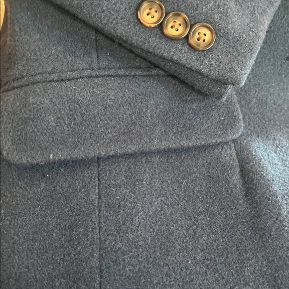 Gap Teal Wool Single breast Wool Blend Blazer Button up Size XS - Picture 10 of 10